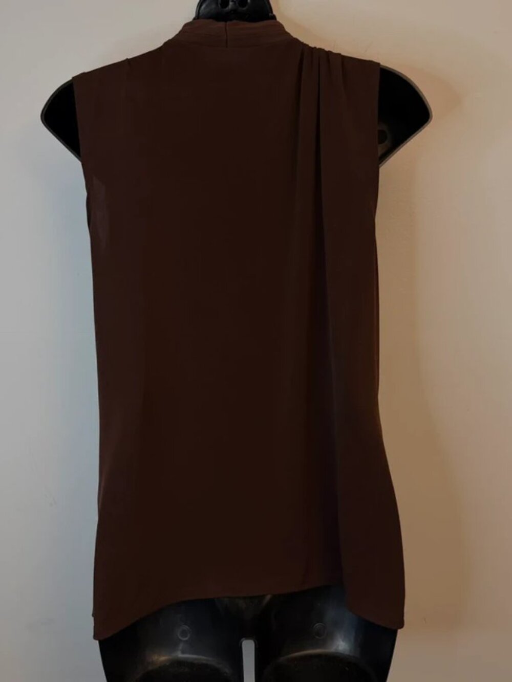 East 5th Brown Sleeveless Tunic Top - Picture 3 of 4